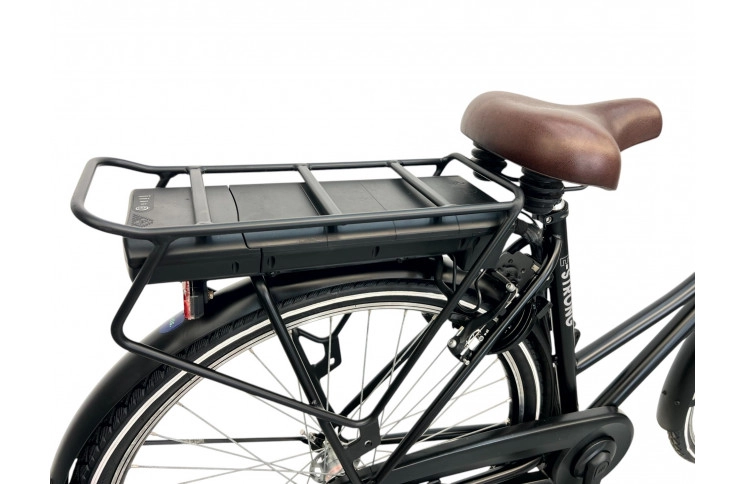 Damesfiets E-bike Amigo E-strog 28"/52cm/zwart/(36V 12.8Ah 460.8Wh)