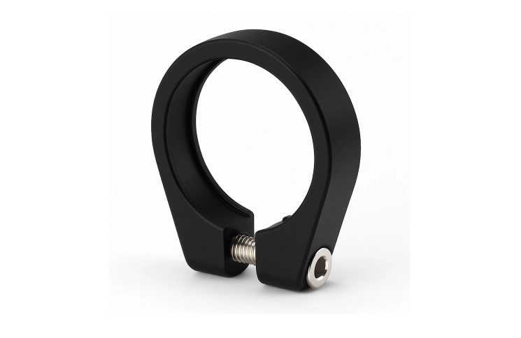 Zadelpenklem ø34,9 mm Edge aluminium met inbusbout - zwart