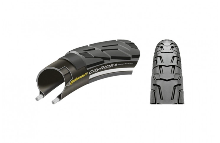 Continental Ride City Puncture ProTection 28 x 1.60" / 42-622 black with reflective tape