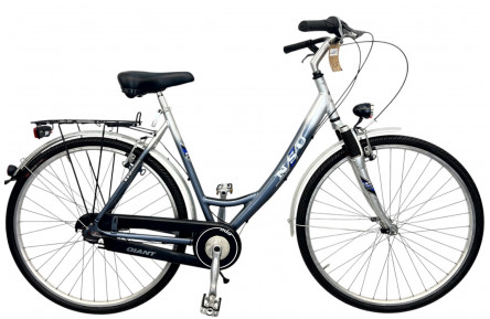 Damesfiets NSU 28" 56 blauw-grijs