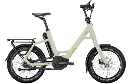 QiO Elektrische compactfiets EINS AP-8 №1 20"/48cm/8/licht olijf mat/02652012