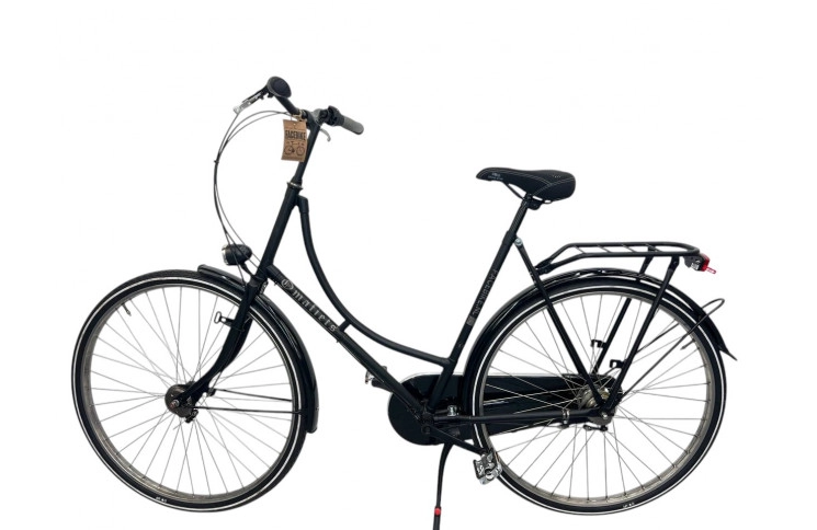 Damesfiets Facebike Mafiets 28" 57 cm zwart matt
