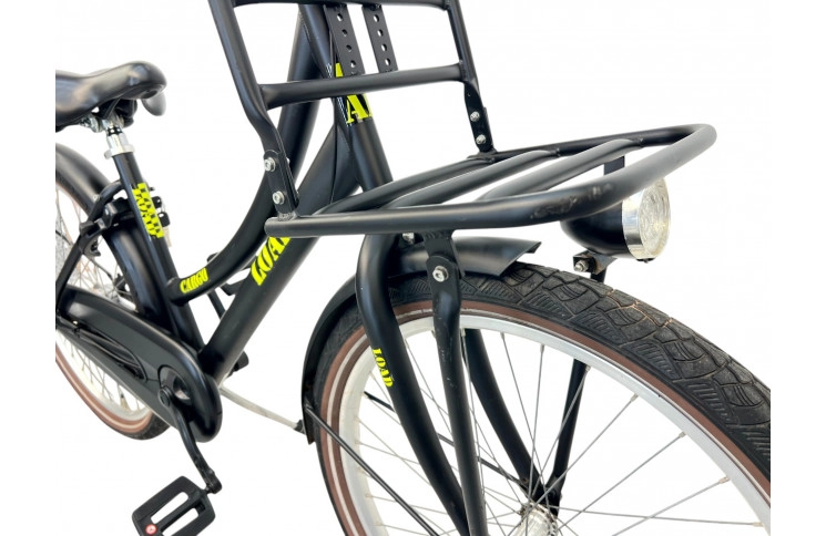 Meisjesfiets Load Cargo M/al/zwart/24/stad/f38