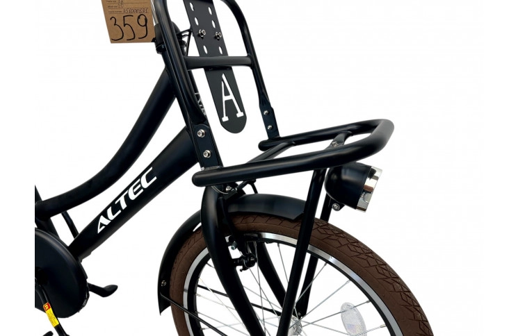 Meisjesfiets Altec Urban 20/32cm/Transportfiets Mat Zwart
