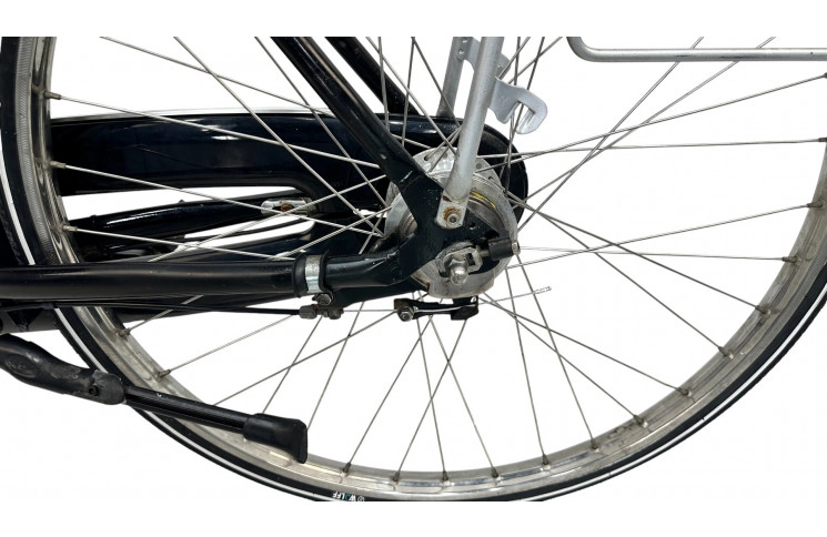 Damesfiets Sparta Athos 28"/50cm/Zwart-zilver