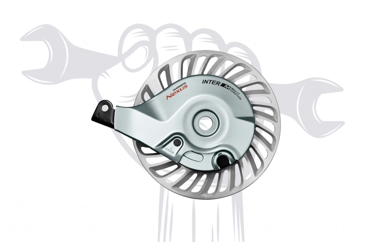 Roller and drum brake adjustment and lubrication (front or rear, one brake), materials charged separately