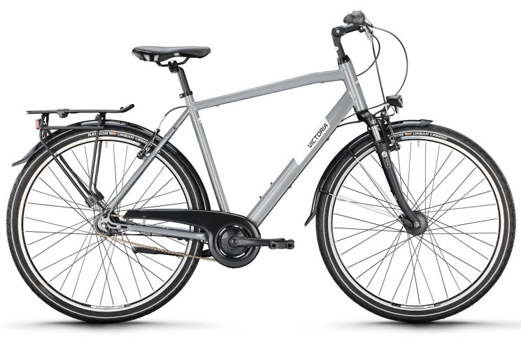 VICTORIA Trekkingfiets TREQANA 3 28"/56cm-L/8/asgrijs/02985778