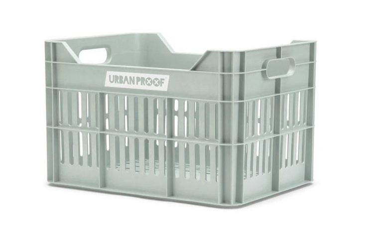 Gerecyclede Fietskrat Urban Proof Click 30 Liter - Mistig Mintgroen