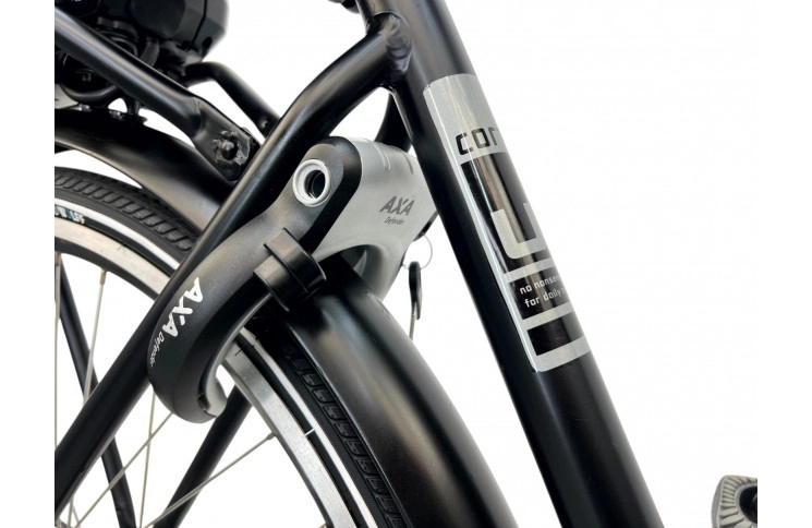 Damesfiets Cortina U1 E-bike W/al/stad/28/zwart/f50 (450Wh/10.4Ah/43V)