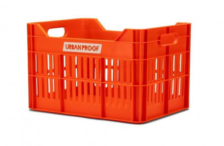 Gerecyclede Fietskrat Urban Proof Click 30 Liter - Oranje