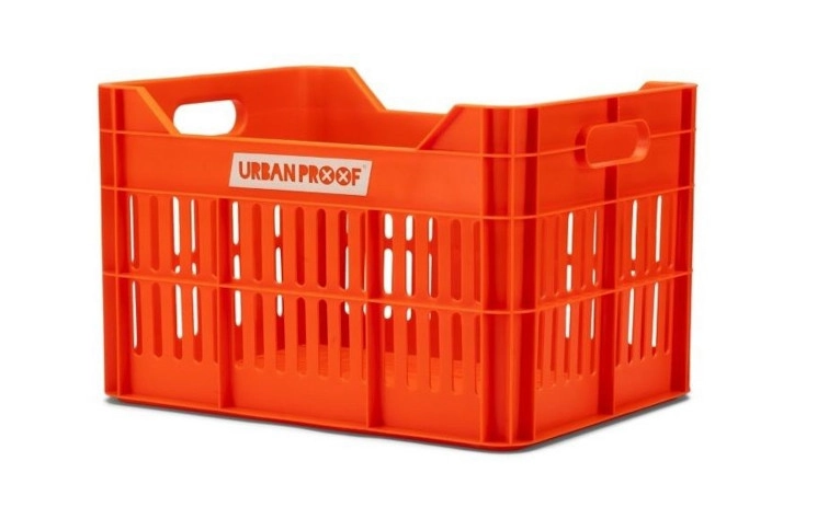 Gerecyclede Fietskrat Urban Proof Click 30 Liter - Oranje