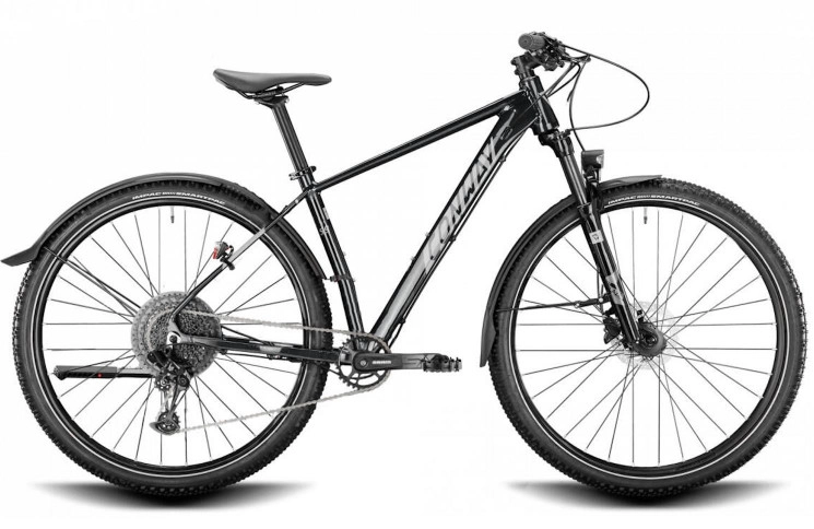 CONWAY MTB city MC 5.9 29"/51cm-L/12/zwart metallic - zilver mat/02891307