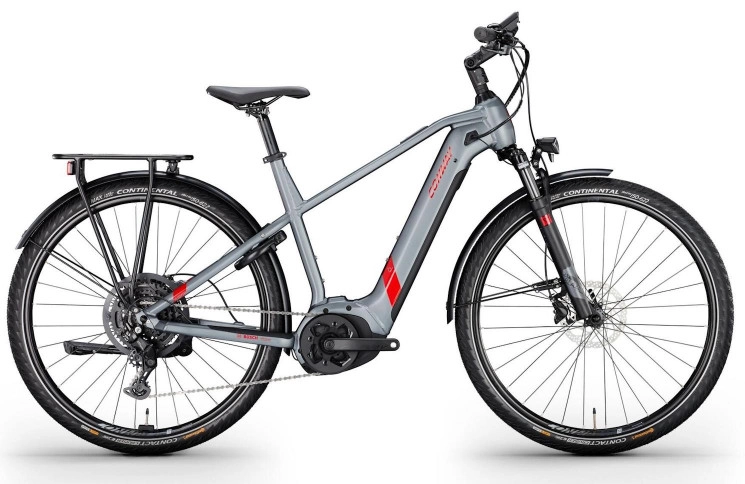 CONWAY Electric trekking bike Cairon T 2.0 625 SE №1 28"/51cm-M/9/shadowgrey metallic matt - red metallic/02810531