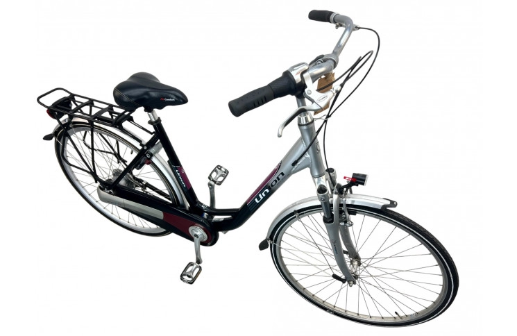 Damesfiets Union Cwitch 28"/54cm/Zwart-grijs