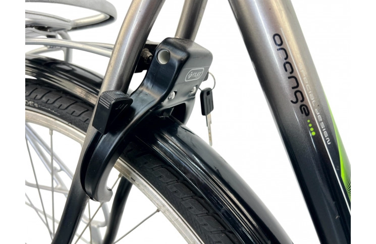 Man's bicycle Gazelle Orange m/grey/28/al/sity