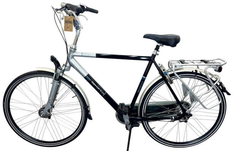 Herenfiets Sparta Ithaka 28"/59cm/zwart-grijs