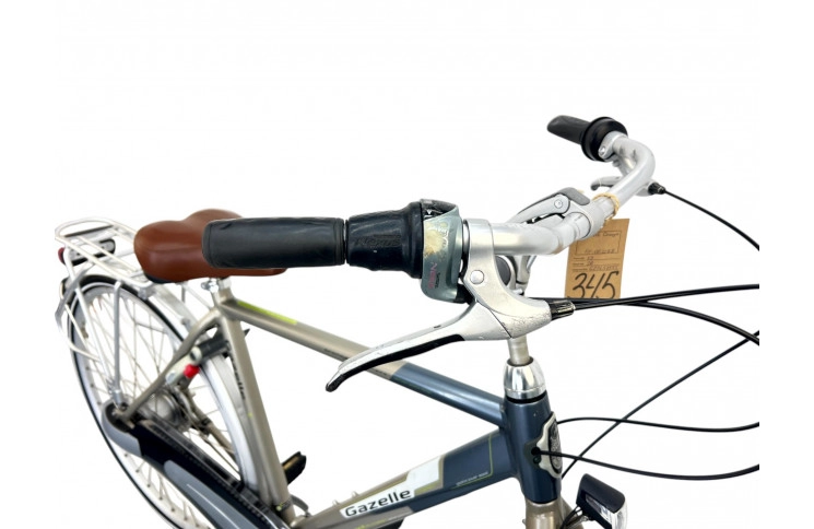 Herenfiets Gazelle Orange M/al/28/grijs/stad/f53