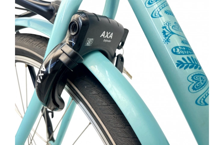 Damesfiets Gazelle Miss Grace w/blue/28/al/tr