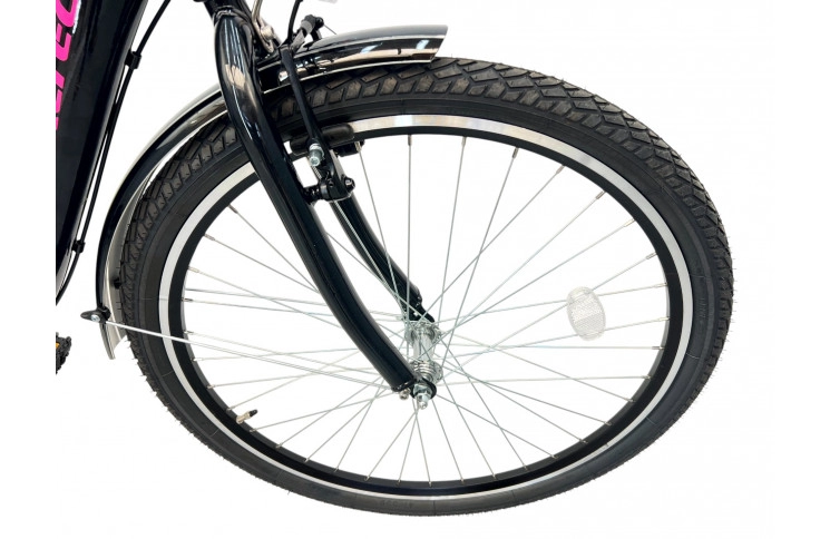 Damesfiets Altec Belle 26"/40 cm/Zwarte Zalm/25842