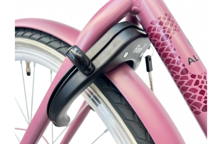 Damesfiets Alpina Mood 26" 42cm donkerpaars mat