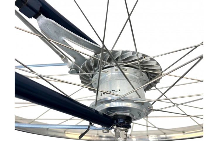 Woman's bicycle Gazelle J4F W/st/blauw/28/stad/f57