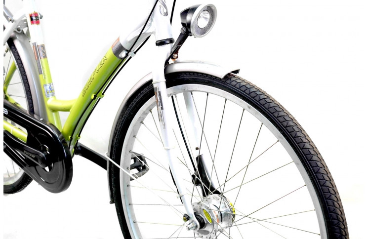 Damesfiets Simplex Lucca 28" 50 cm wit/groen
