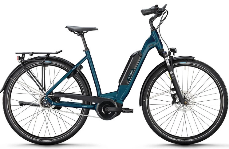 VICTORIA Electric trekking bike Cysalo 7 №2 28"/56cm-L/8/lapis blue matt/02921031