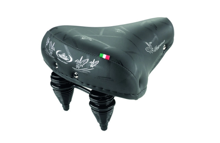 SELLE MONTEGRAPPA Fietszadel LAGUNA VERING EN STROP ZWART OP KAART