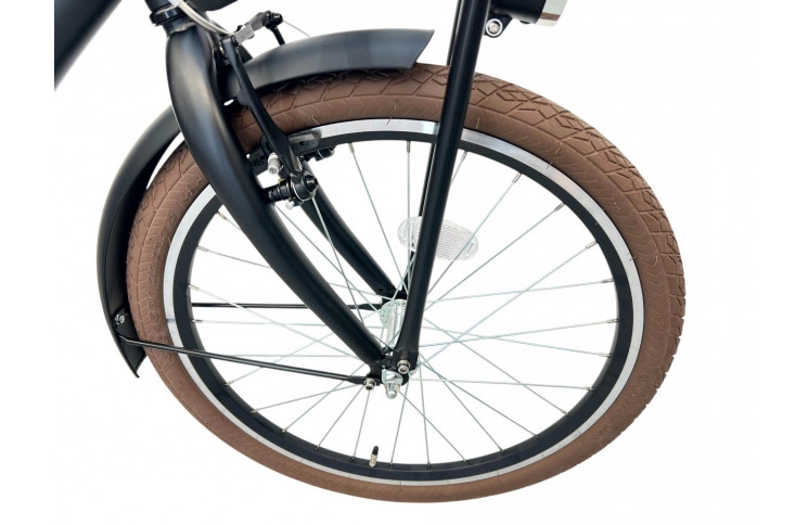 Meisjesfiets Altec Urban 22"/37 cm/Mat Zwart/22050