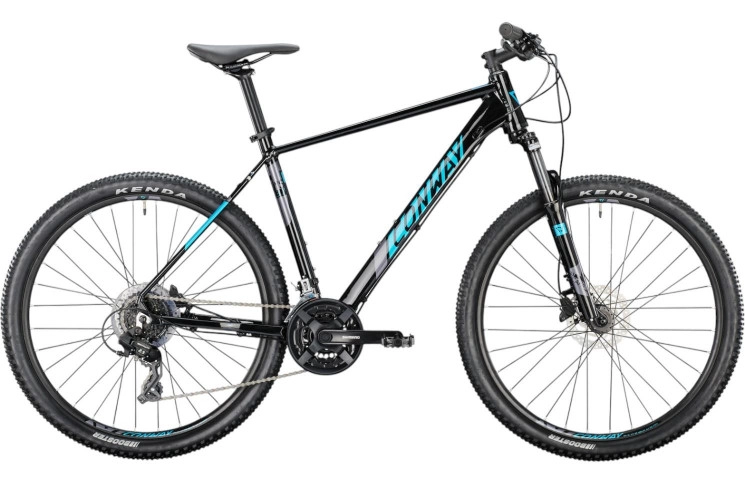 CONWAY MTB Hardtail MS 3.7 27.5"/51cm-L/21/black metallic - turquoise metallic/02890937
