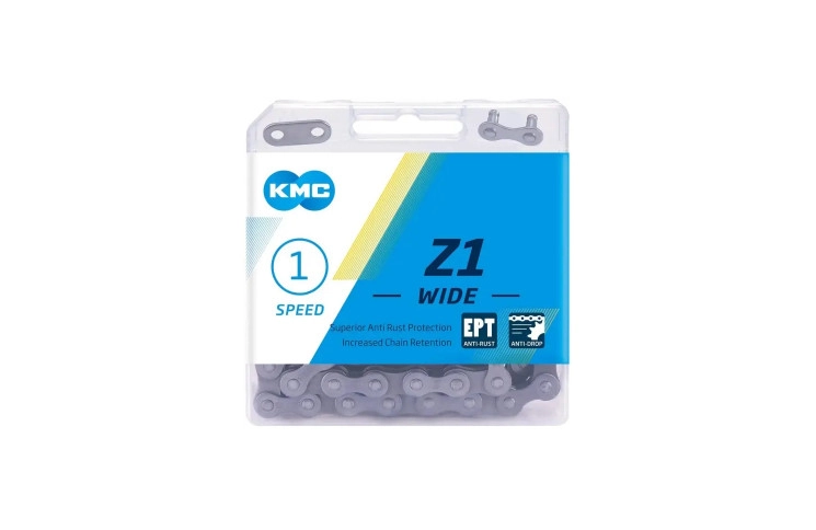 KMC chain Z-1X EPT, 1/2x1/8, Anti rust, ECO PROTECT, Stop drop, single speed