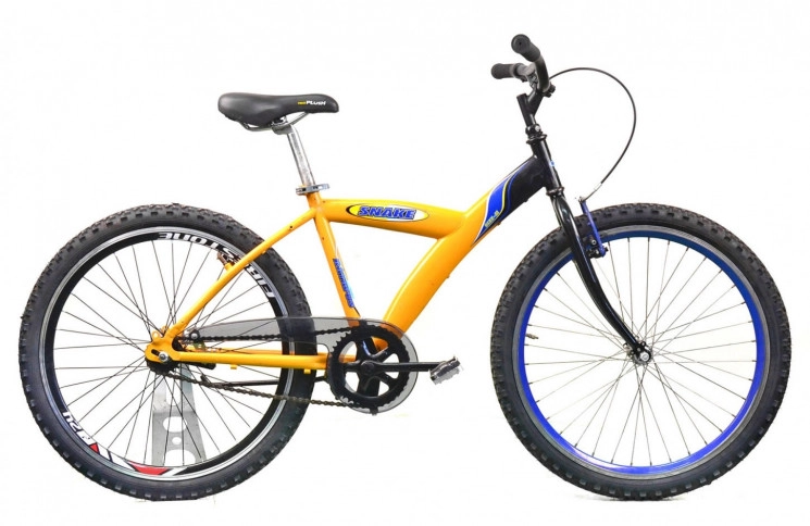 Jongensfiets Batavus Snake 26" XS/38 geel-zwart