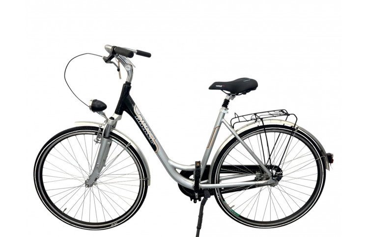 Damesfiets Bikkel w/silver/al/sity/28/51cm