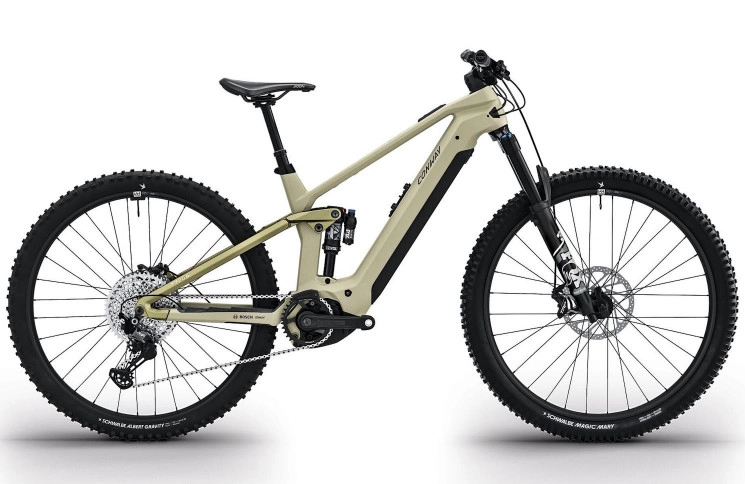CONWAY Elektrische MTB Full-Suspension Xyron LT 9.0 №2 29"/39cm-S/12/woestijnmat - brons mat/02810833