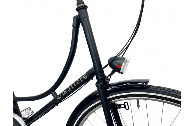 Damesfiets Facebike Mafiets 28" 57 cm zwart matt