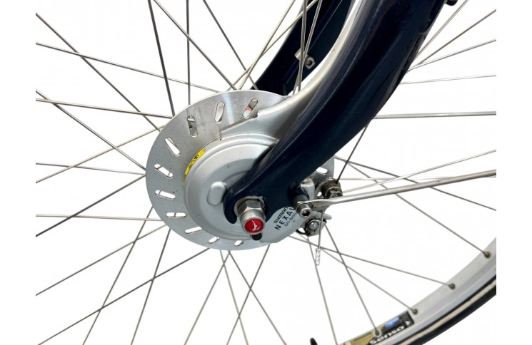 Woman's bicycle Gazelle Davos w/al/blue/28/sity/f50cm