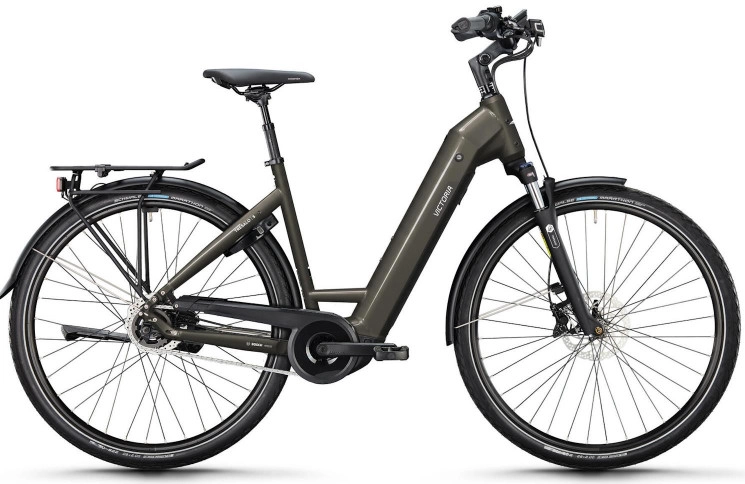 VICTORIA Electric trekking bike TRESALO 5 №2 28"/44cm-S/5/slate grey/02921173