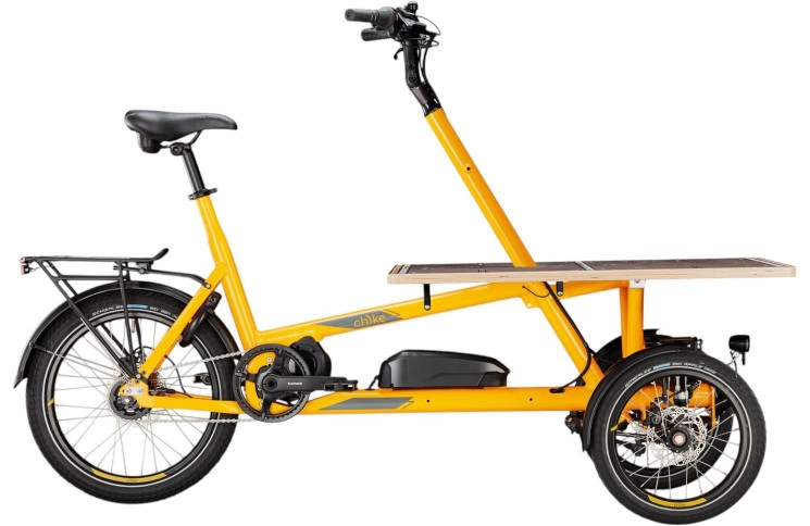 chike Elektrische cargofiets e-Cargo SE №1 16"-20"/50cm/5/meloenengelb - grau/02301010