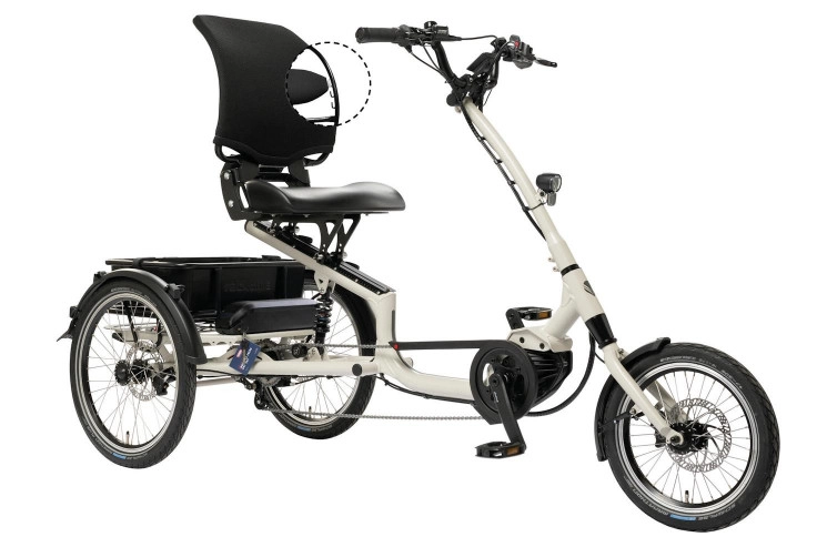 pfautec Electric shopping bike Scoobo + №1 16"-20"/Onesize/14/seidengrau/02090045