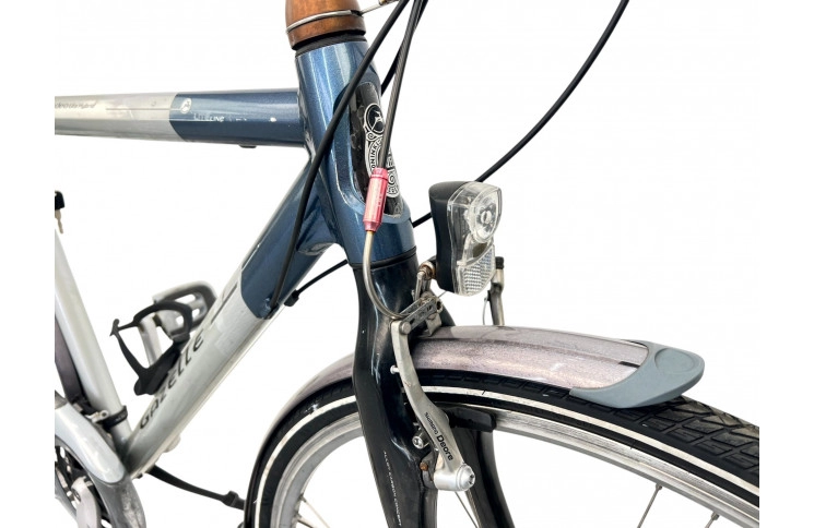 Herenfiets GAZELLE MEDEO silver/28/w/al/sity/54