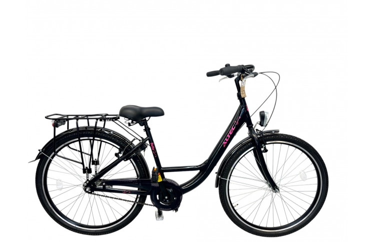 Damesfiets Altec Belle 26"/40 cm/Zwarte Zalm/25842