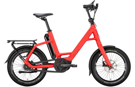 QiO Elektrische compactfiets EINS AP-8 №1 20"/48cm/8/imola rood mat/02652006