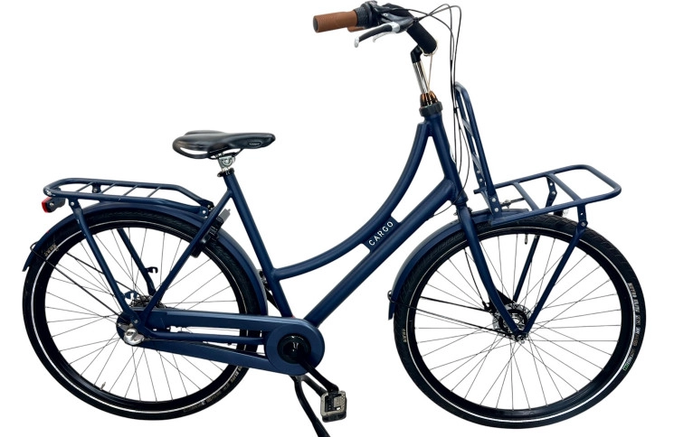Damesfiets Avalon Cargo 28/56cm/blauw