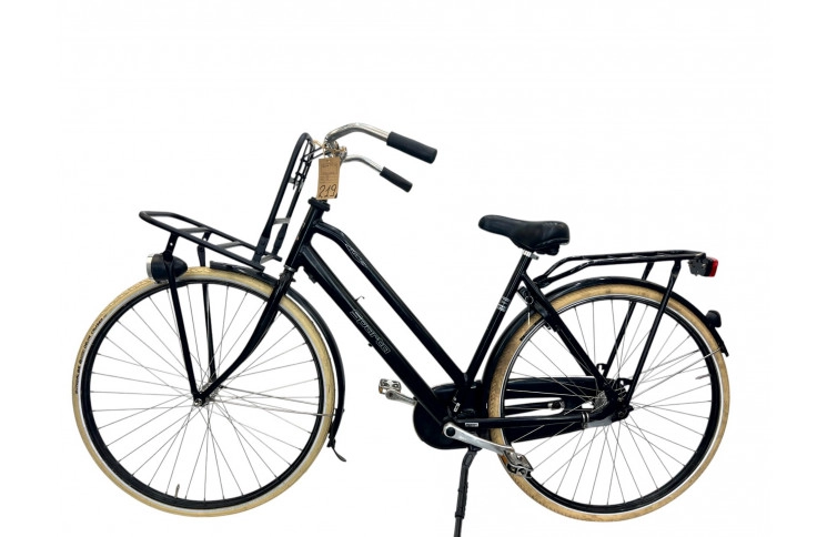 Woman's bicycle Sparta PickUP black/28/w/al/cargo