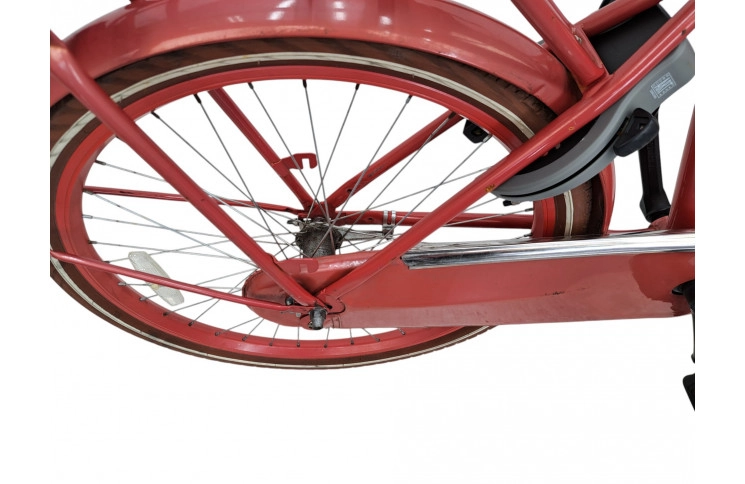 Damesfiets Popal 24"/40cm/transport/rood