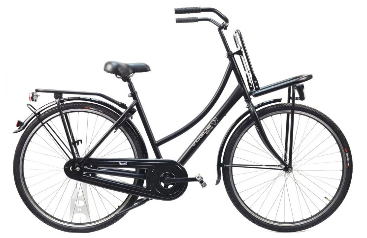 Transportfiets Vogue 28" S/51 mat zwart