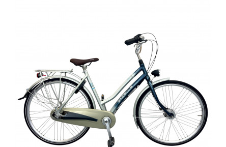 Woman's bicycle Gazelle Xanta W/al/grijs-blauw/28/stad/f53