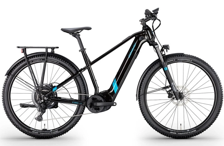 CONWAY Elektrische MTB Hardtail Cairon S 2.0 625 SE №1 29"/53cm-XL/9/zwart metallic - turquoise metallic/02810511