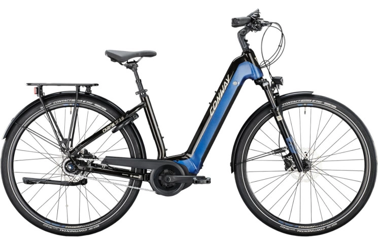 CONWAY Elektrische trekkingfiets Cairon TF 3.8 28"/54cm-XL/8/donkerblauw metallic mat - platina mat/02896645