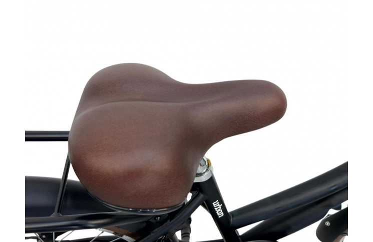 Meisjesfiets Altec Urban 20/32cm/Transportfiets Mat Zwart